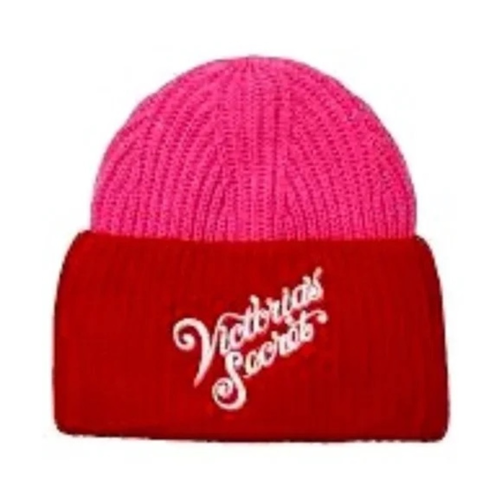 Victoria's Secret color block beanie hat